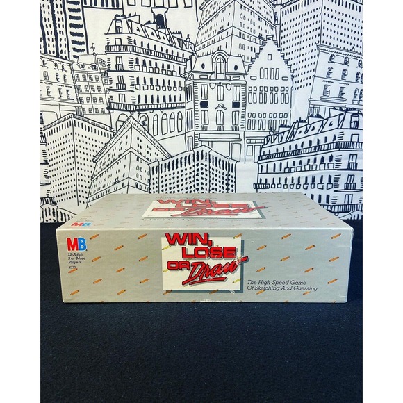 Vintage 1987 Win Lose or Draw Board Game Milton Bradley Disney COMPLETE NOB! - Picture 6 of 12